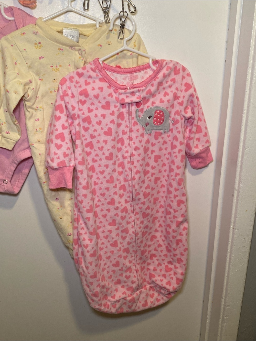 Carter's & Just One You Sleepers, and Between Baby and Hanes Onesie - Picture 5 of 7
